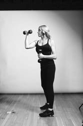 Uppercut with Light Dumbbells - Photo 7