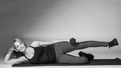 Weighted Outer Thigh Leg Lifts - Photo 6