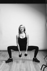 Weighted Plie Squat - Photo 2